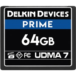 Delkin Devices 64GB PRIME UDMA 7 CompactFlash Memory Card