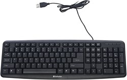 Verbatim Slimline Keyboard - Wired with USB Accessibility