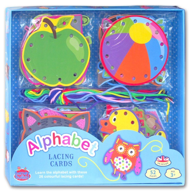 Alphabet lacing card set outlet